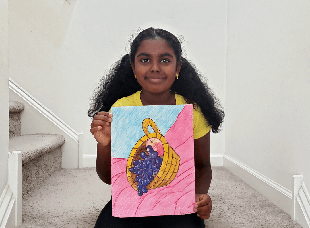 Summer Art Campers: Sananda, Young Artist of Nimmys Art